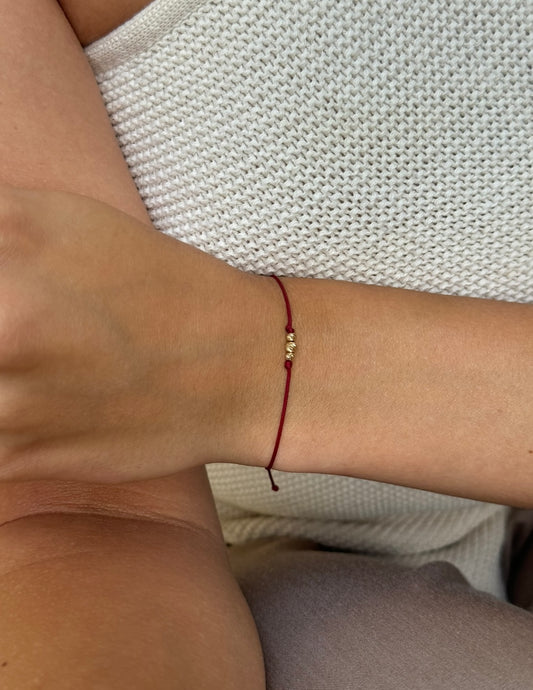 Bransoletka złota na szczęście