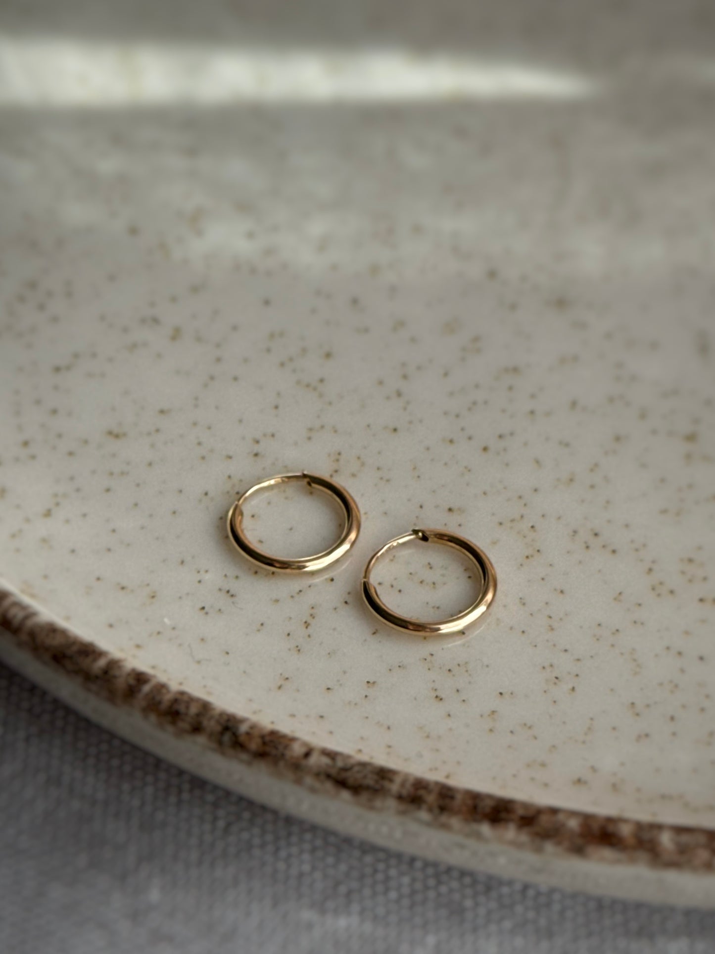 Kolczyki złote koła