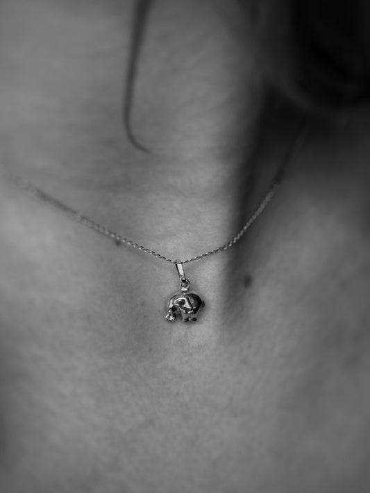 Zawieszka złota słoń